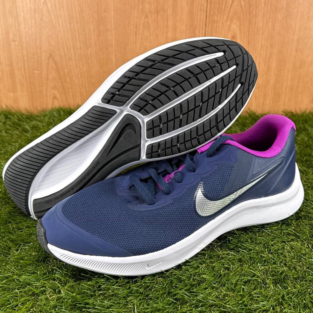 Nike Star Runner 3 Midnight Navy DA2776-404 GS Grade School Size 7Y